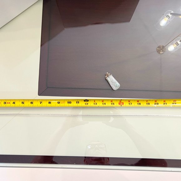 Jade Pendant w/ Silver Necklace! - Picture 10 of 15